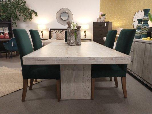 Railroad Dining Table (Old Pine)