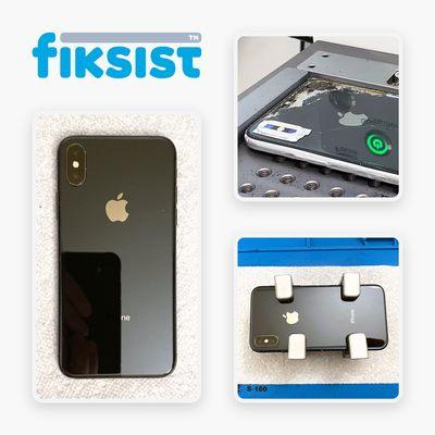 5.0 Stars Repair | iPhone X Back Glass Laser Procedure | Fiksist