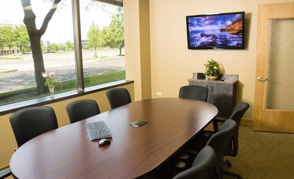 Our conference room allows us a private space for patient consultations.