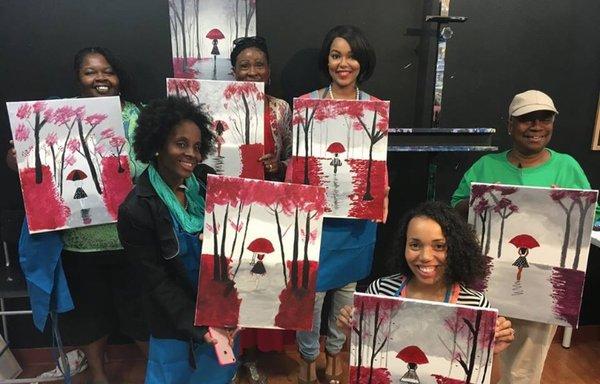 Paint & Sip hosted at the Space