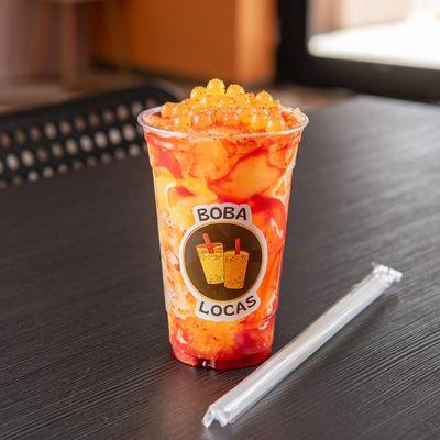 mangonada with Mango popping boba