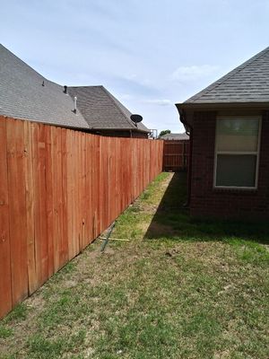 6ft Red cedar privacy fence