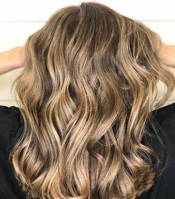 Depth, dimension, and richness in this balayage!