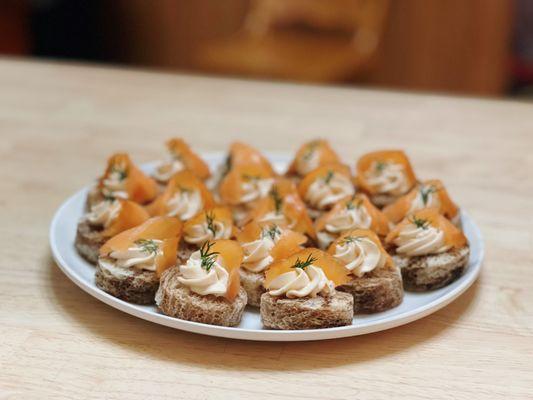 Smoked Salmon Canape