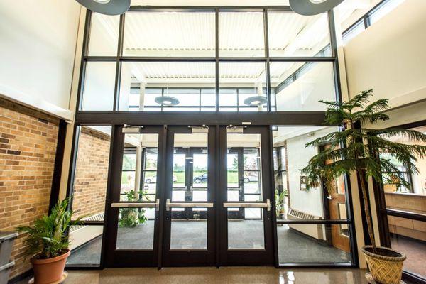 Berryton Elementary's new entrance.