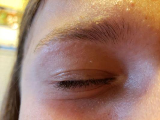 My daughters brows