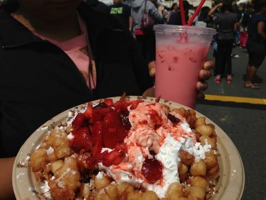 $7 funnel cake and $5 drink