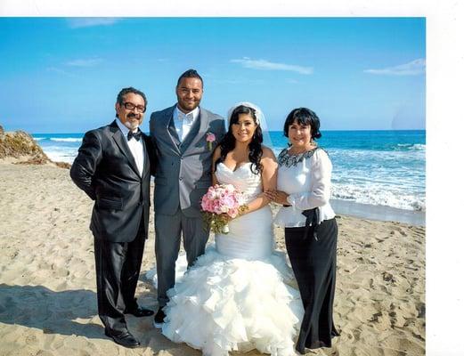 Beautiful Beach Wedding.