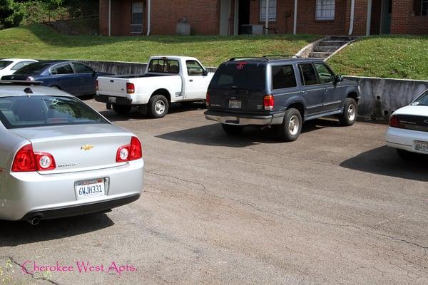 No fire lane so therefore only one lane of traffic when people park at their door