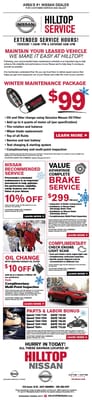 Check out our service specials!