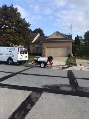 Jetting storm drains