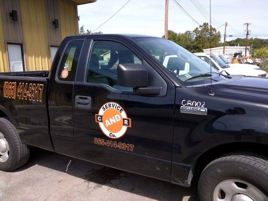 C and R Property Service Truck