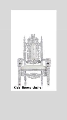 Kid's throne chairs