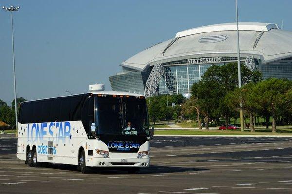 Prevost H3-45 at AT&T Stadium