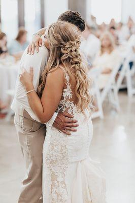 Beautiful boho bride