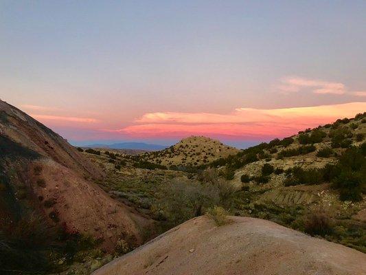 Sunset in Madrid New Mexico