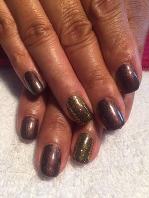 Gel Polish Manicure! Lasts 3-4 was.  Call or text to schedule.