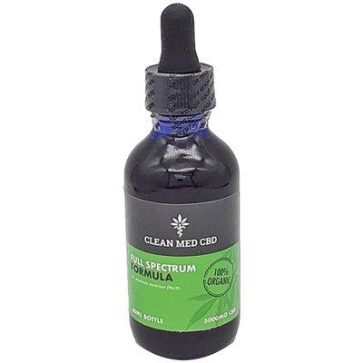 Full Spectrum 5000mg CBD Oil, 60 mL: https://www.cleanmedcbd.com/product/full-spectrum-organic-cbd-oil-5000mg-60ml/