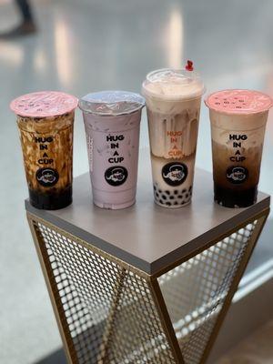 Oreo C&C Brown Sugar, Purple Love, Sweet Cloud Cold Brew, Kokee Milk Tea