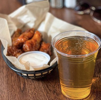 Wings and beer!