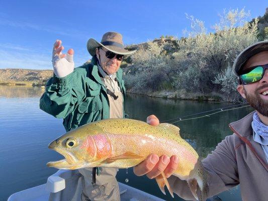 Rare Trout on the San Juan with guide Marcus Rubo