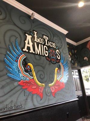 Art work is beautiful new taco spot in town!!