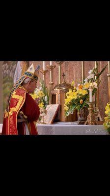 Bishop Celebrating Mass