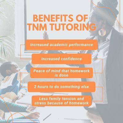 Benefits of TNM Tutoring