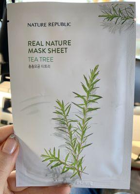 Tea Tree Comforting Mask Sheet!