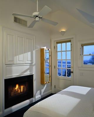 Each room with central A/C, Fireplace, Wetbar and shower or jacuzzi tub