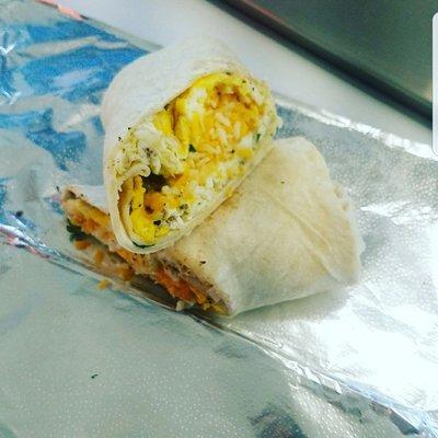 Giant Egg Burrito