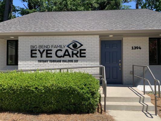 Our front entrance to our wonderful eye care facility