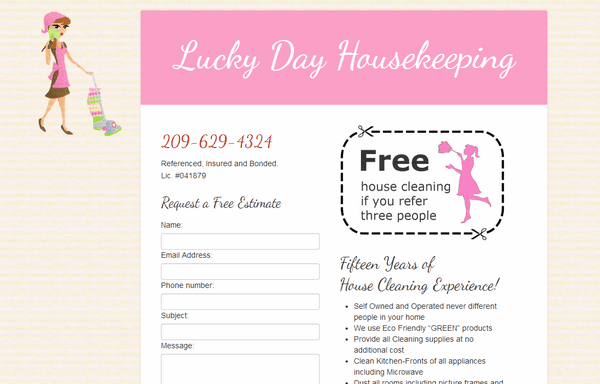 Check this site out: http://luckydayhousekeeping.com/