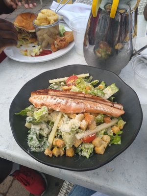 Chef's Salad with Salmon