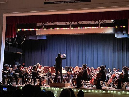 The first orchestra concert at Roosevelt 2023-2024