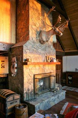 Fire place at Sun Dancer