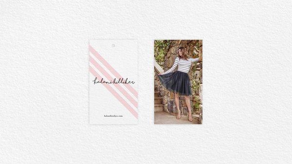 Kalani Hilliker Branding & Hangtags