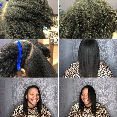 Smoothing Treatment on natural hair