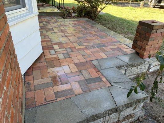 Paver patios and retaining walls