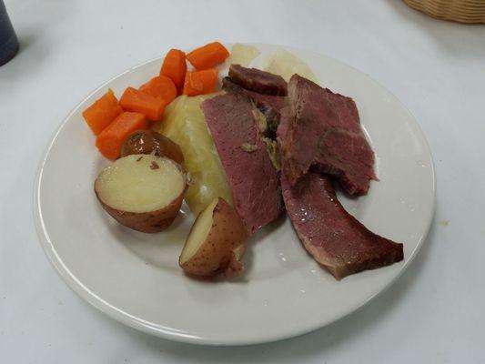 Corned Beef and Cabbage night at the Elks Lodge 997.  For only $15.00 it was a great meal with lots of fun.