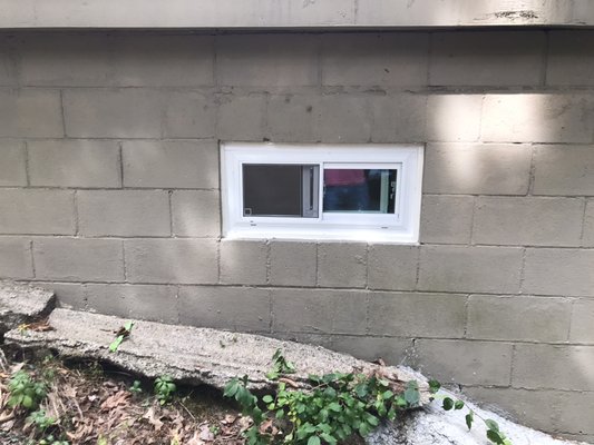 Install new windows in detached garage