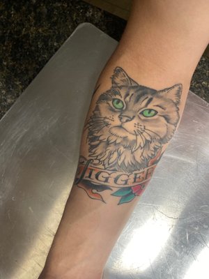 tattoo of my cat