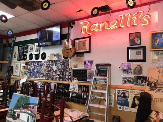 Inside the restaurant