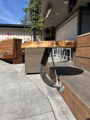 Floating tables I made for Starland Yard - I did not do the woodwork on this project but I'm able to for other projects