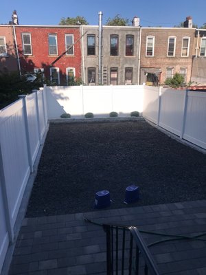 Before (state of yard after project was completed, 2019)