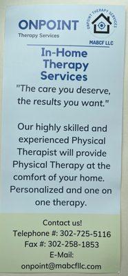 OnPoint Therapy Services