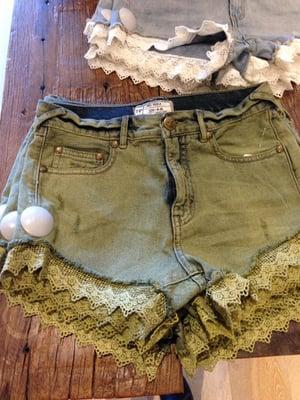 I love these shorts. DIY inspiration?