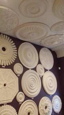 Ceiling Medallions, all shapes and sizes in stock