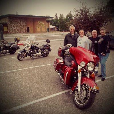 One day in Fairbanks...what to do?  Ride a Harley of course!