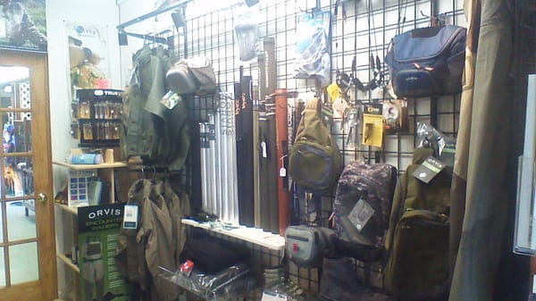 Many Rod Choices, Redington, and orvis Waders.